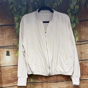 EUC Kori Off-White Bomber Jacket